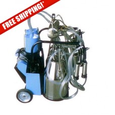 Piston Type Double Bucket Milking Machine Online | Packing India